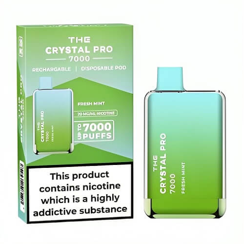 The Crystal Pro 7000 Disposable Vape Device - Box of 10 - Vapingsupply