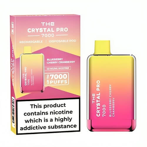 The Crystal Pro 7000 Disposable Vape Device - Box of 10 - Vapingsupply