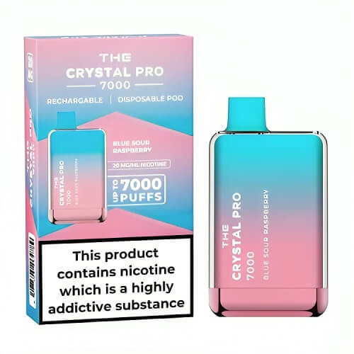 The Crystal Pro 7000 Disposable Vape Device - Box of 10 - Vapingsupply