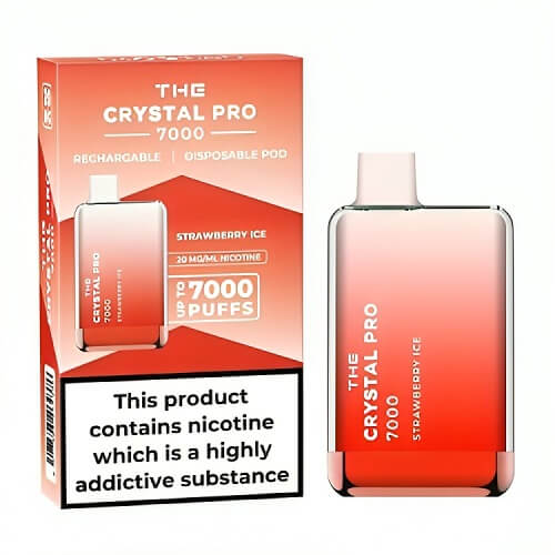 The Crystal Pro 7000 Disposable Vape Device - Box of 10 - Vapingsupply