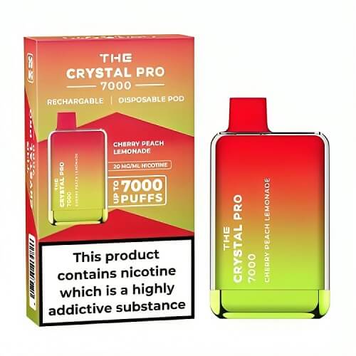 The Crystal Pro 7000 Disposable Vape Device - Box of 10 - Vapingsupply