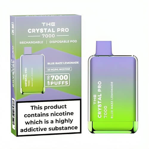 The Crystal Pro 7000 Disposable Vape Device - Box of 10 - Vapingsupply