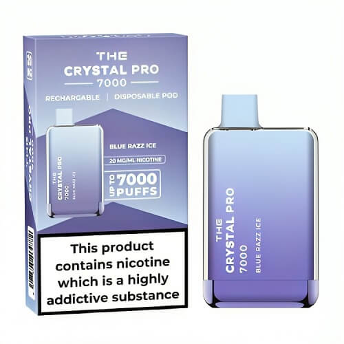 The Crystal Pro 7000 Disposable Vape Device - Box of 10 - Vapingsupply