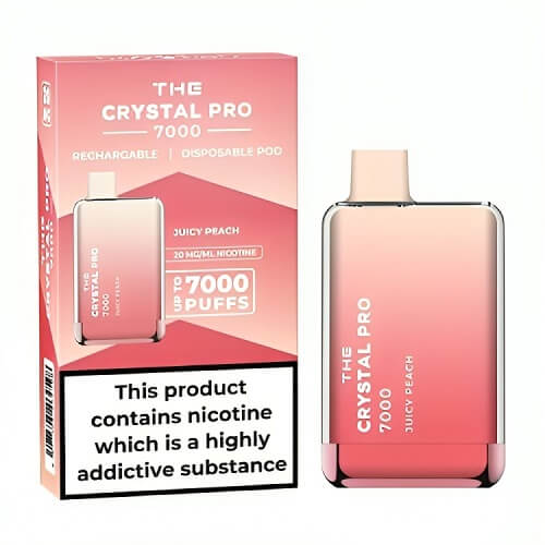 The Crystal Pro 7000 Disposable Vape Device - Box of 10 - Vapingsupply