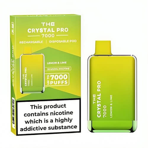 The Crystal Pro 7000 Disposable Vape Device - Box of 10 - Vapingsupply