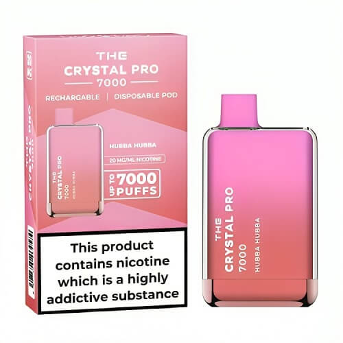 The Crystal Pro 7000 Disposable Vape Device - Box of 10 - Vapingsupply