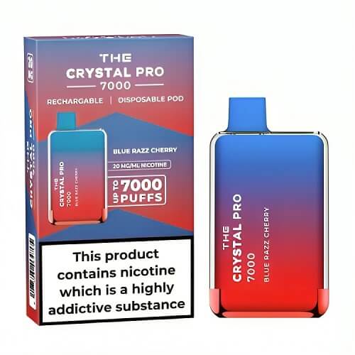 The Crystal Pro 7000 Disposable Vape Device - Box of 10 - Vapingsupply