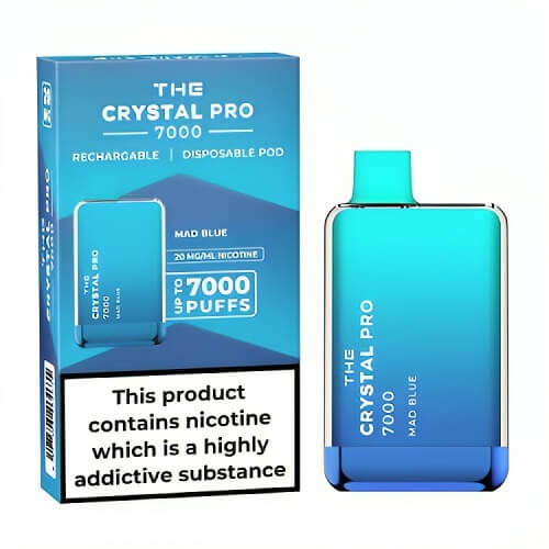 The Crystal Pro 7000 Disposable Vape Device - Box of 10 - Vapingsupply