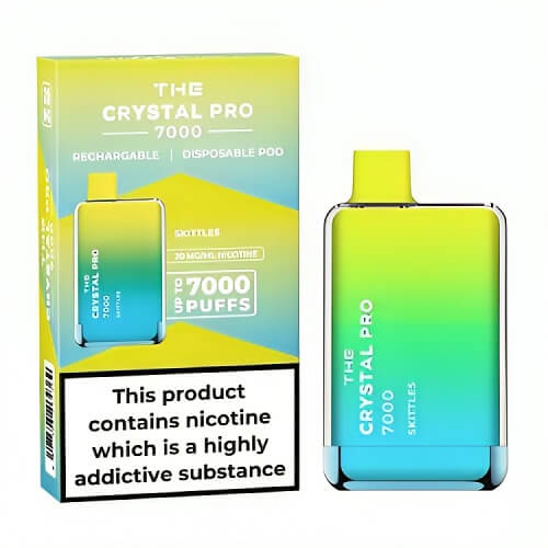 The Crystal Pro 7000 Disposable Vape Device - Box of 10 - Vapingsupply