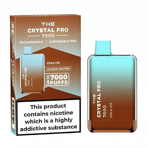 The Crystal Pro 7000 Disposable Vape Device - Box of 10 - Vapingsupply