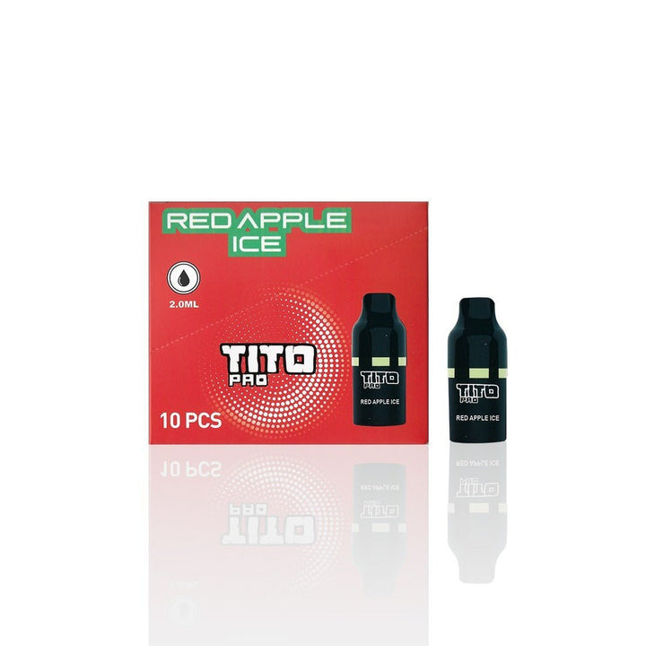 Tito Pro Replacement Disposable Vape Pods Box of 10 - Vapingsupply