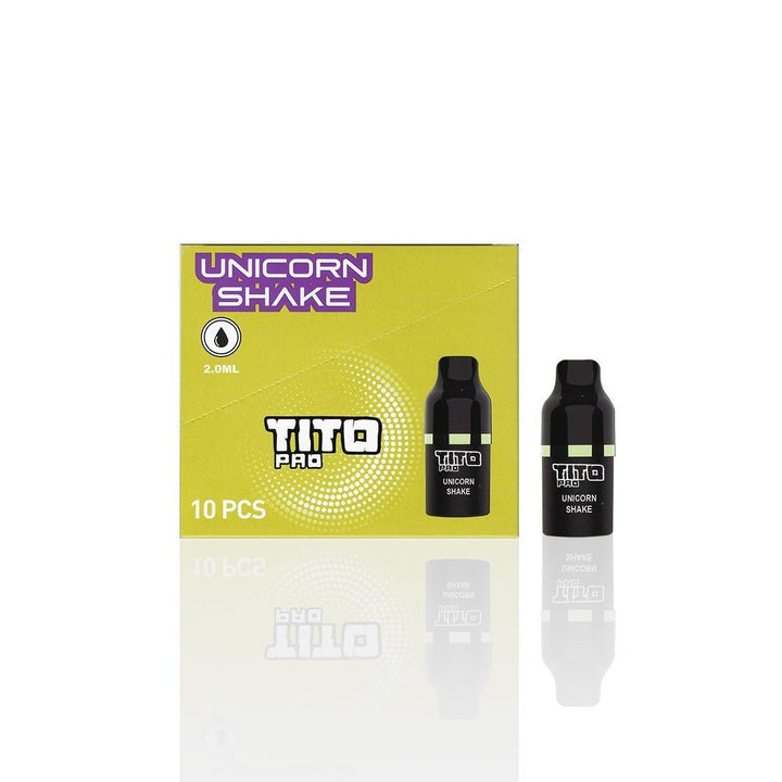 Tito Pro Replacement Disposable Vape Pods Box of 10 - Vapingsupply