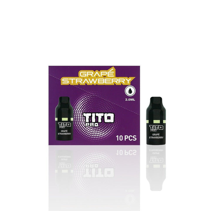 Tito Pro Replacement Disposable Vape Pods Box of 10 - Vapingsupply