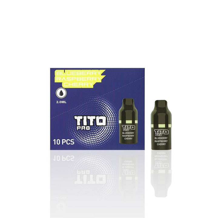 Tito Pro Replacement Disposable Vape Pods Box of 10 - Vapingsupply