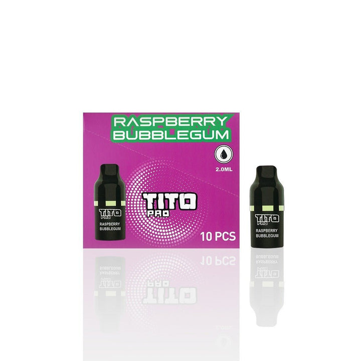 Tito Pro Replacement Disposable Vape Pods Box of 10 - Vapingsupply