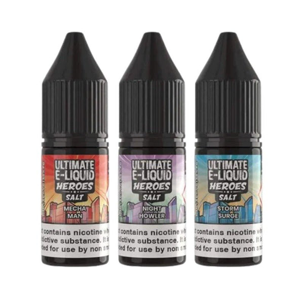 Ultimate E-Liquid Heroes 10ML Nic Salt (Pack of 10) - Vapingsupply