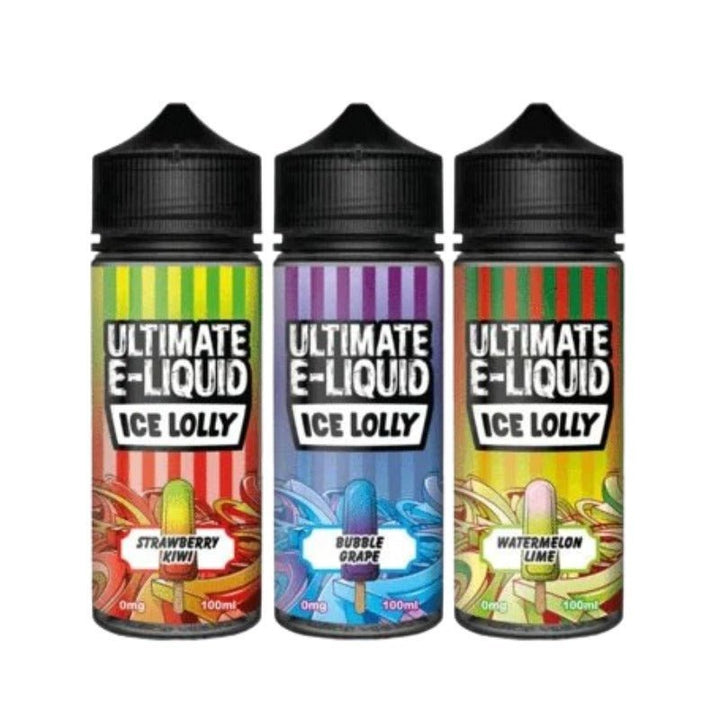 Ultimate E-Liquid Ice Lolly 100ML Shortfill - Vapingsupply