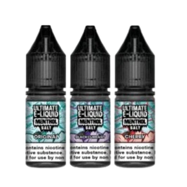 Ultimate E-Liquid Menthol 10ML Nic Salt (Pack of 10) - Vapingsupply