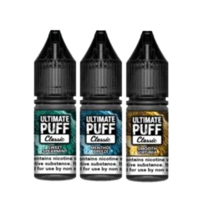 Ultimate Puff 50/50 Classic 10ML Shortfill (Pack of 10) - Vapingsupply