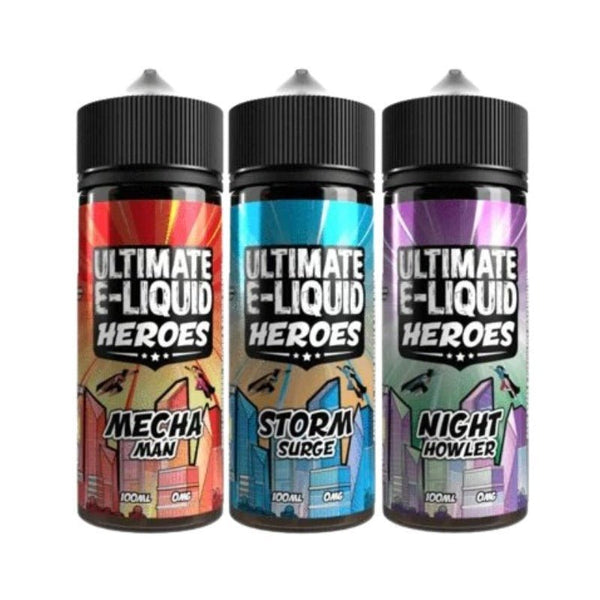 Ultimate Puff Heroes 100ML Shortfill - Vapingsupply