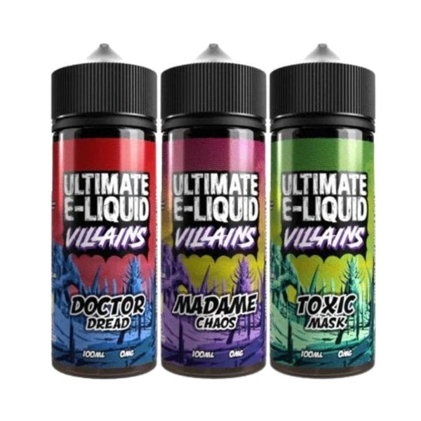 Ultimate Puff Villains 100ML Shortfill - Vapingsupply