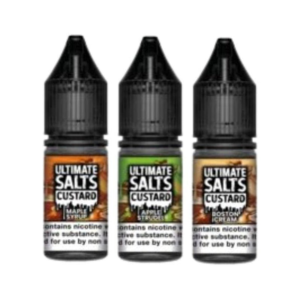 Ultimate Salts Custard 10ML Nic Salt (Pack of 10) - Vapingsupply