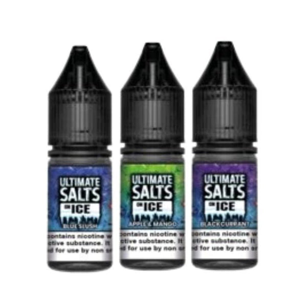 Ultimate Salts On Ice 10ML Nic Salt (Pack of 10) - Vapingsupply