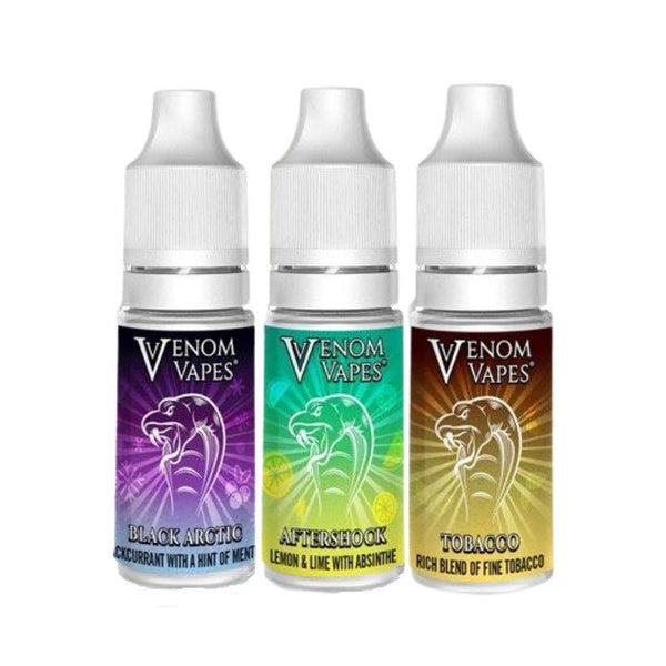 Venom Vapes 50/50 10ML Shortfill (Pack of 10) - Vapingsupply