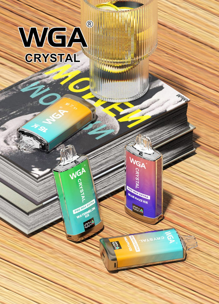 WGA Crystal Pro Max Extra 15k Puffs Disposable Vape Box of 10 - Vapingsupply