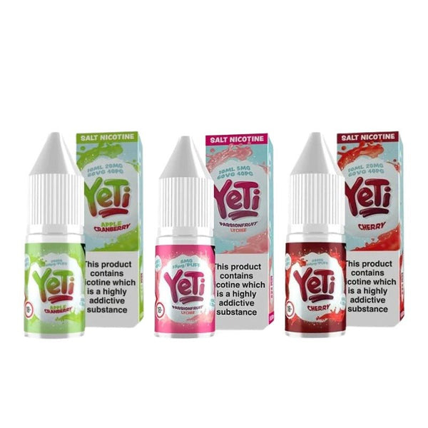 Yeti 10ml Nic Salt (Pack of 10) - Vapingsupply