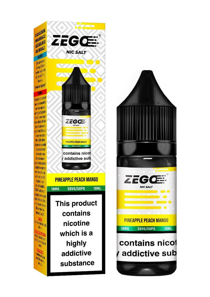 Zego Nic Salt 10ml E-Liquid - Box of 10 - Vapingsupply